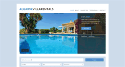 Desktop Screenshot of algarvevillarentals.biz